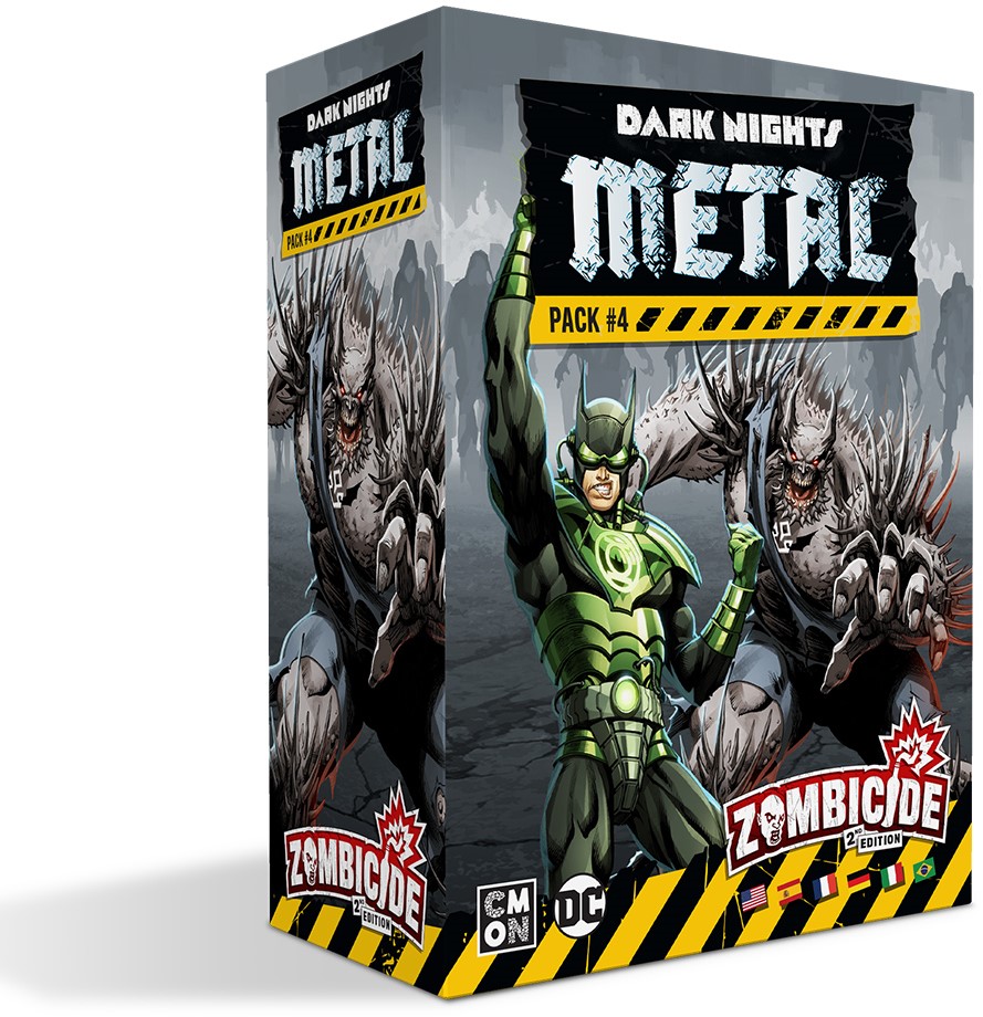 Zombicide 2nd Edition Uitbreiding: Dark Nights Metal Pack 4 (Bordspellen), Cool Mini Or Not