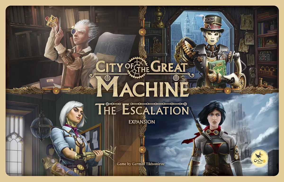 City of the Great Machine Uitbreiding - The Escalation (Bordspellen), CrowD Games