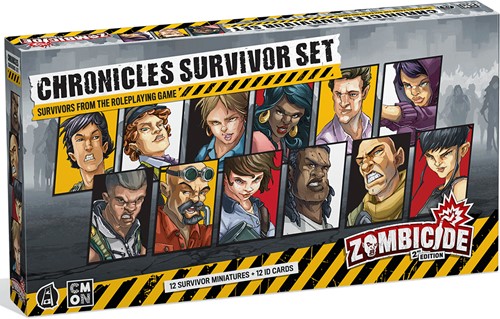 Zombicide 2nd Edition Uitbreiding: Chronicles Survivors Set (Bordspellen), Cool Mini Or Not
