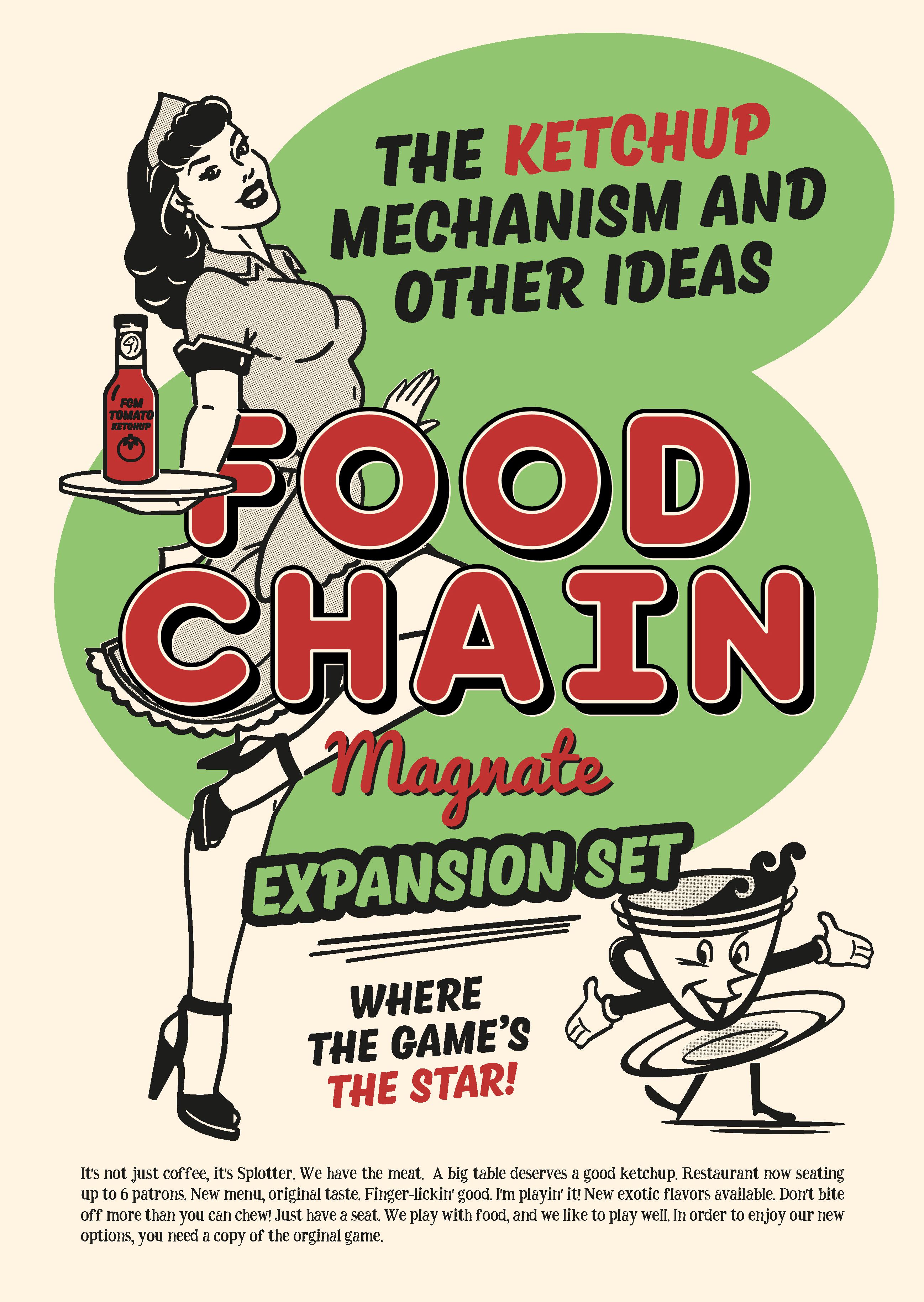 Food Chain Magnate Uitbreiding: The Ketchup Mechanism & Other Ideas (Bordspellen), Splotter Spellen