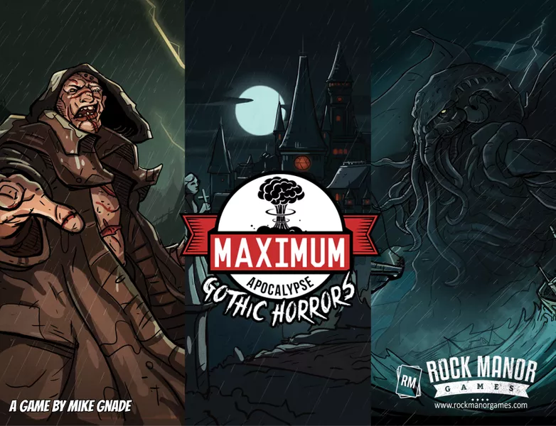 Maximum Apocalypse: Gothic Horrors 2nd Edition (Bordspellen), Rock Manor Games