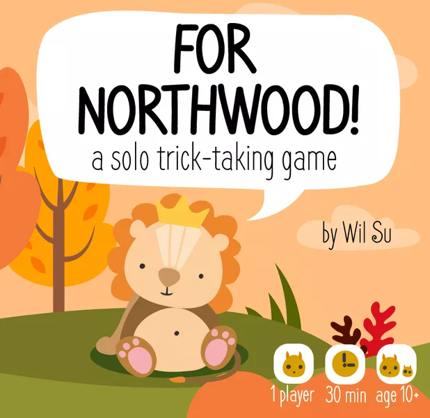 For Northwood! a Solo Trick-Taking Game (Bordspellen), Giga Mech Games