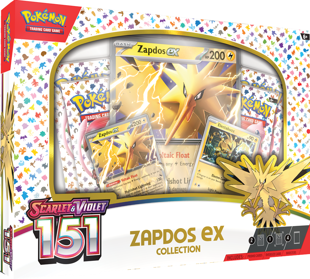 Pokemon Scarlet & Violet 151 - Zapdos EX Collection Box (Pokemon), The Pokemon Company