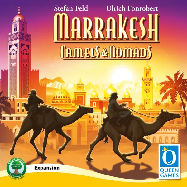 Marrakesh Uitbreiding: Camels & Nomads (Bordspellen), Queen Games