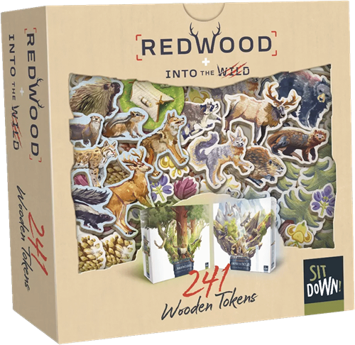 Redwood Uitbreiding: 242 Wooden Tokens (Bordspellen), Sit Down Games