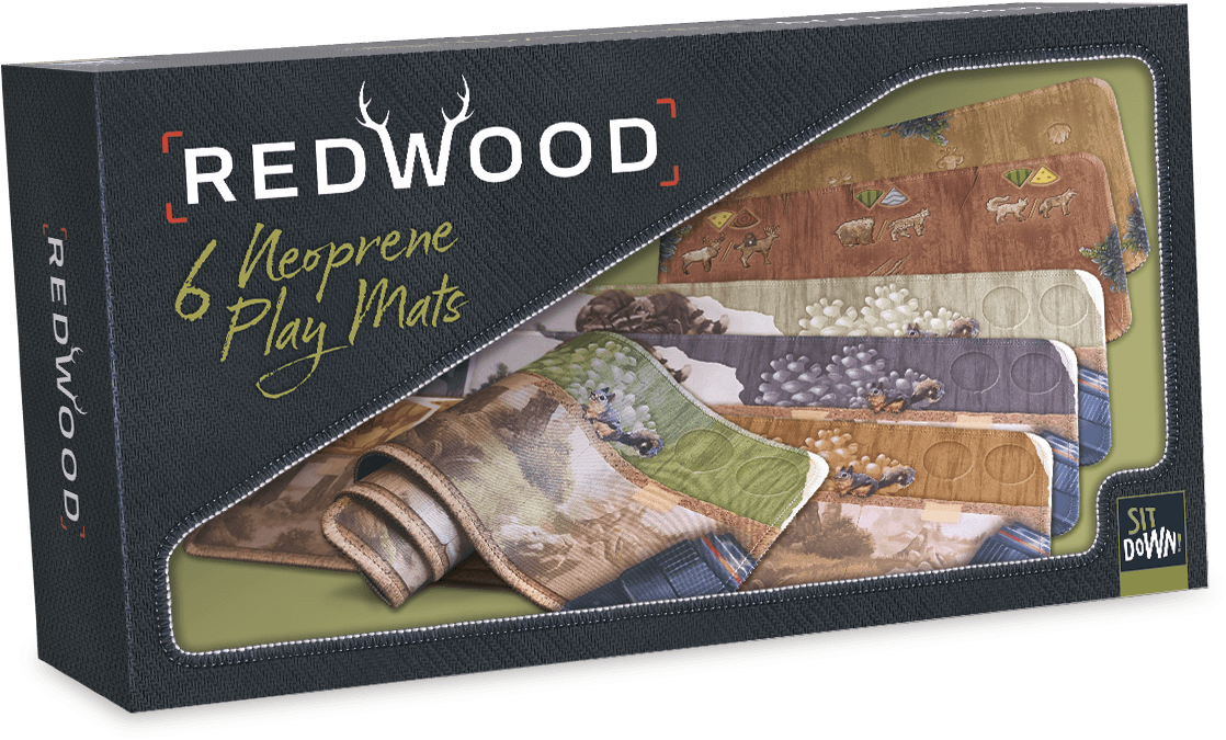 Redwood Uitbreiding: 6 Speelmatten (Bordspellen), Sit Down Games