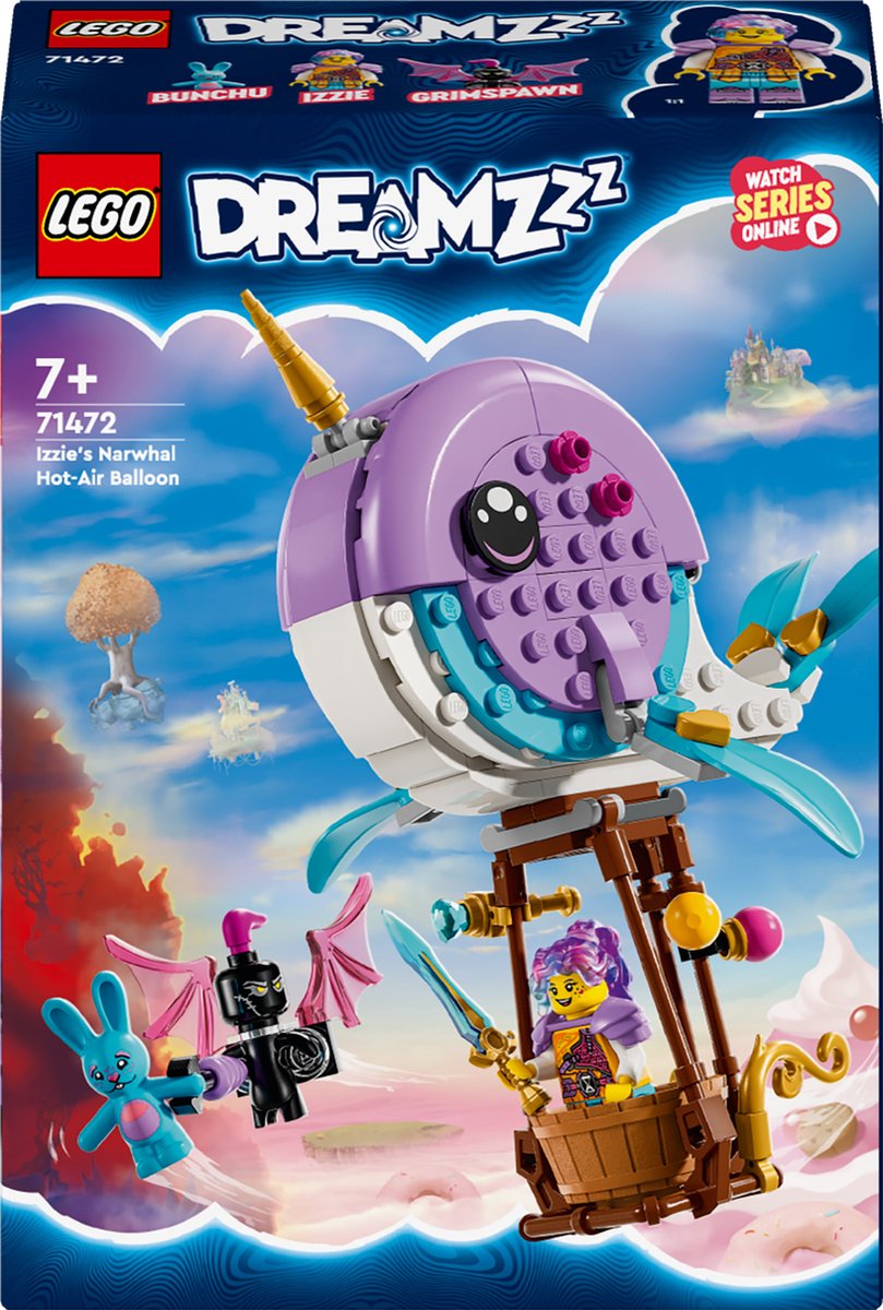 Boxart van Izzie's Narwhal-luchtballonn (Dreamzzz) (71472) (DREAMZzz), Dreamzzz