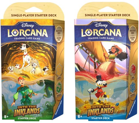 Disney Lorcana: Into the Inklands 2 Set Starter Deck (Bordspellen), Ravensburger