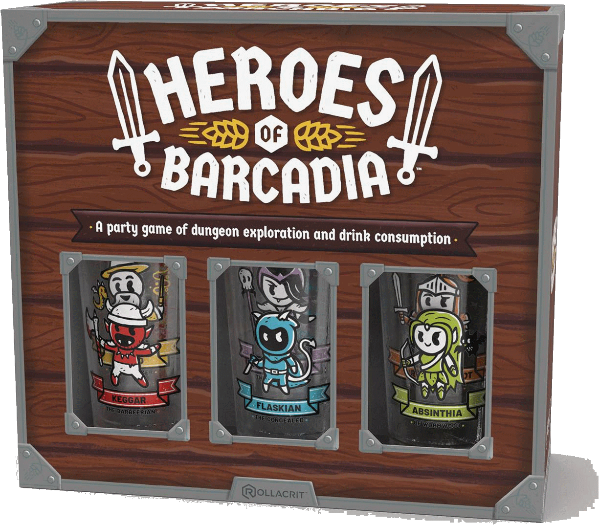 Heroes of Barcadia - Base Game (Bordspellen), Rollacrit Corp.