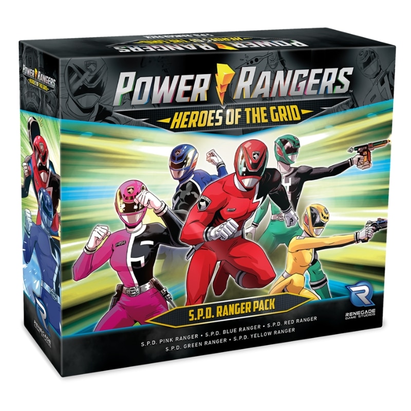 Power Rangers Heroes of the Grid Uitbreiding: SPD Ranger Pack (Bordspellen), Renegade Games