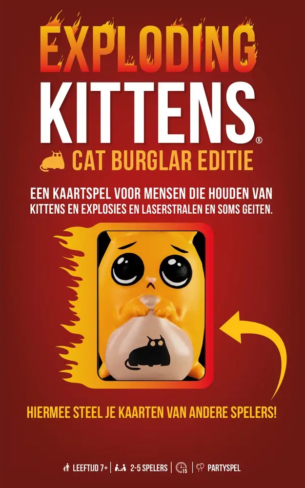 Exploding Kittens: Cat Burglar Editie (Bordspellen), Exploding Kittens