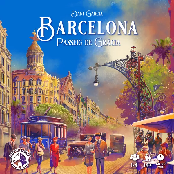 Barcelona Uitbreiding: Passeig de Gràcia (Bordspellen), Board & Dice