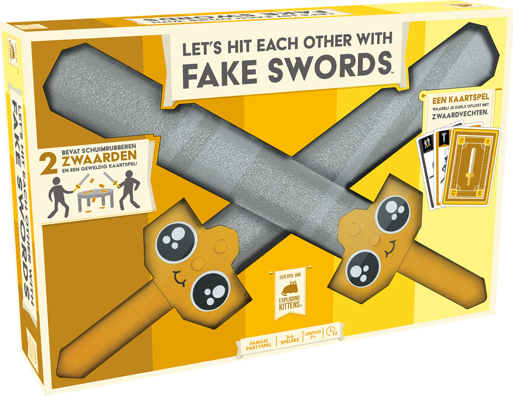 Let's Hit Each Other With Fake Swords (NL) (Bordspellen), Exploding Kittens