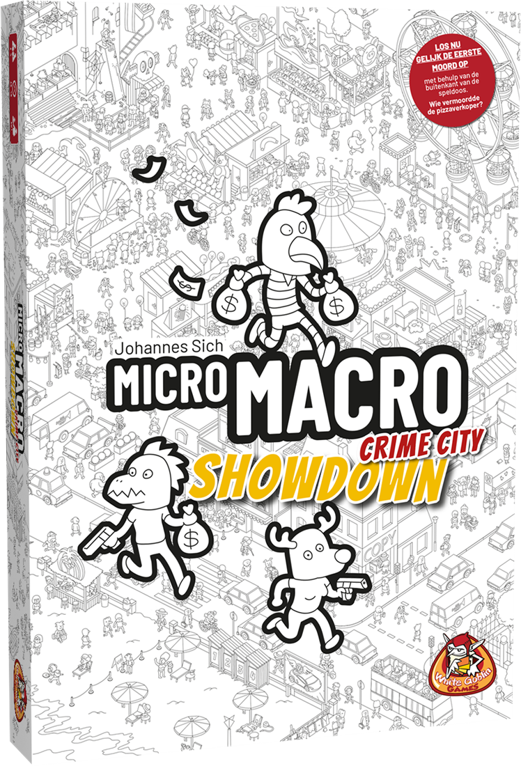 MicroMacro Crime City: Showdown (NL) (Bordspellen), White Goblin Games
