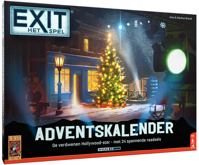 Exit: Adventskalender: De Verdwenen Hollywood-Ster (Bordspellen), 999 Games