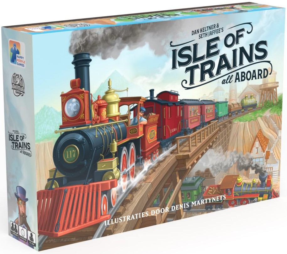 Isle of Trains: All Aboard (NL) (Bordspellen), Happy Meeple Games