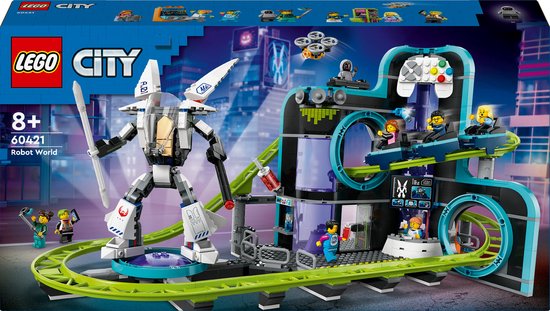 Boxart van Achtbaan in Robotwereld (City) (60421) (City), City