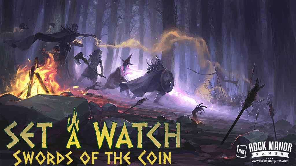 Set a Watch: Swords of the Coin (Bordspellen), Rock Manor Games