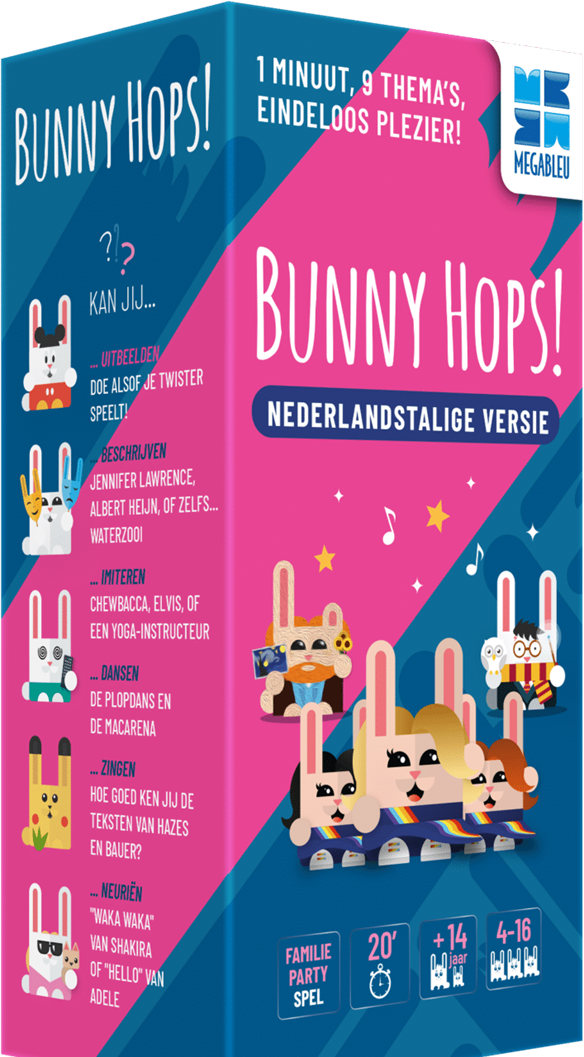 Bunny Hops! (NL) (Bordspellen), Megableu