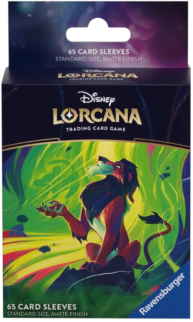 Disney Lorcana - Azurite Sea: Scar Sleeves (Bordspellen), Ravensburger