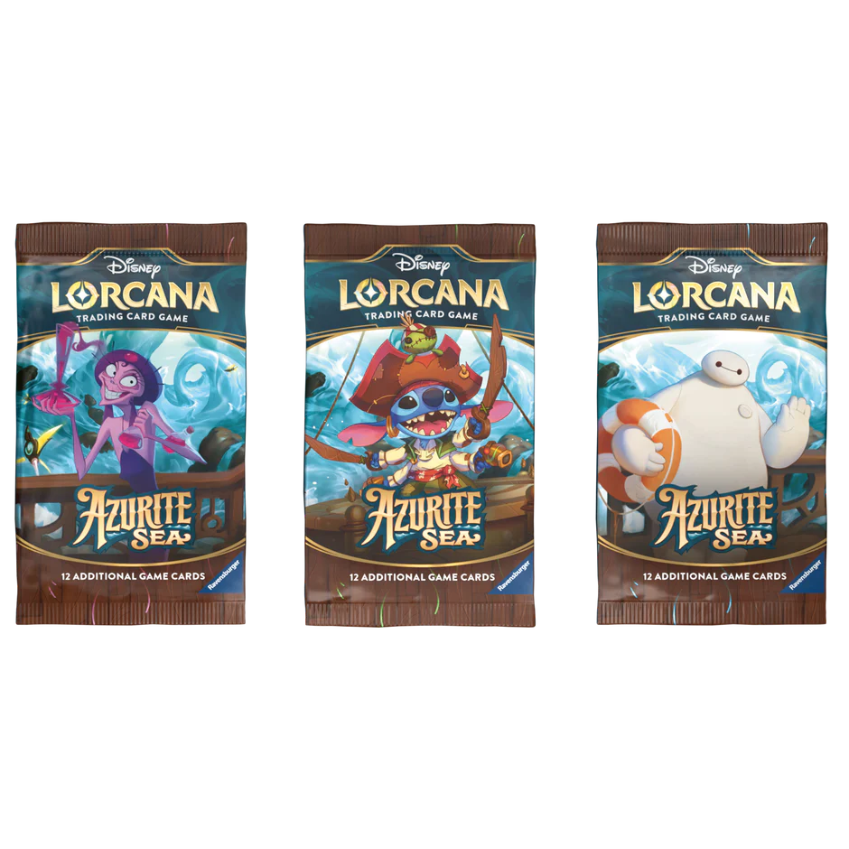 Disney Lorcana - Azurite Sea: Booster Pack (Bordspellen), Ravensburger