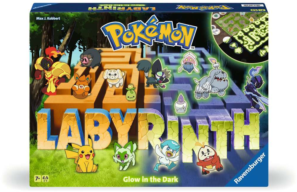 Pokemon Labyrinth Glow in the Dark (Doolhof) (Bordspellen), Ravensburger