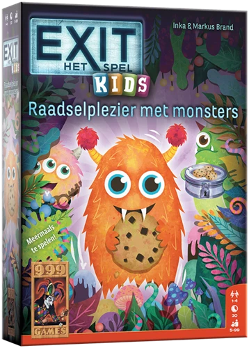 Exit Kids: Raadselplezier met Monsters (Bordspellen), 999 Games