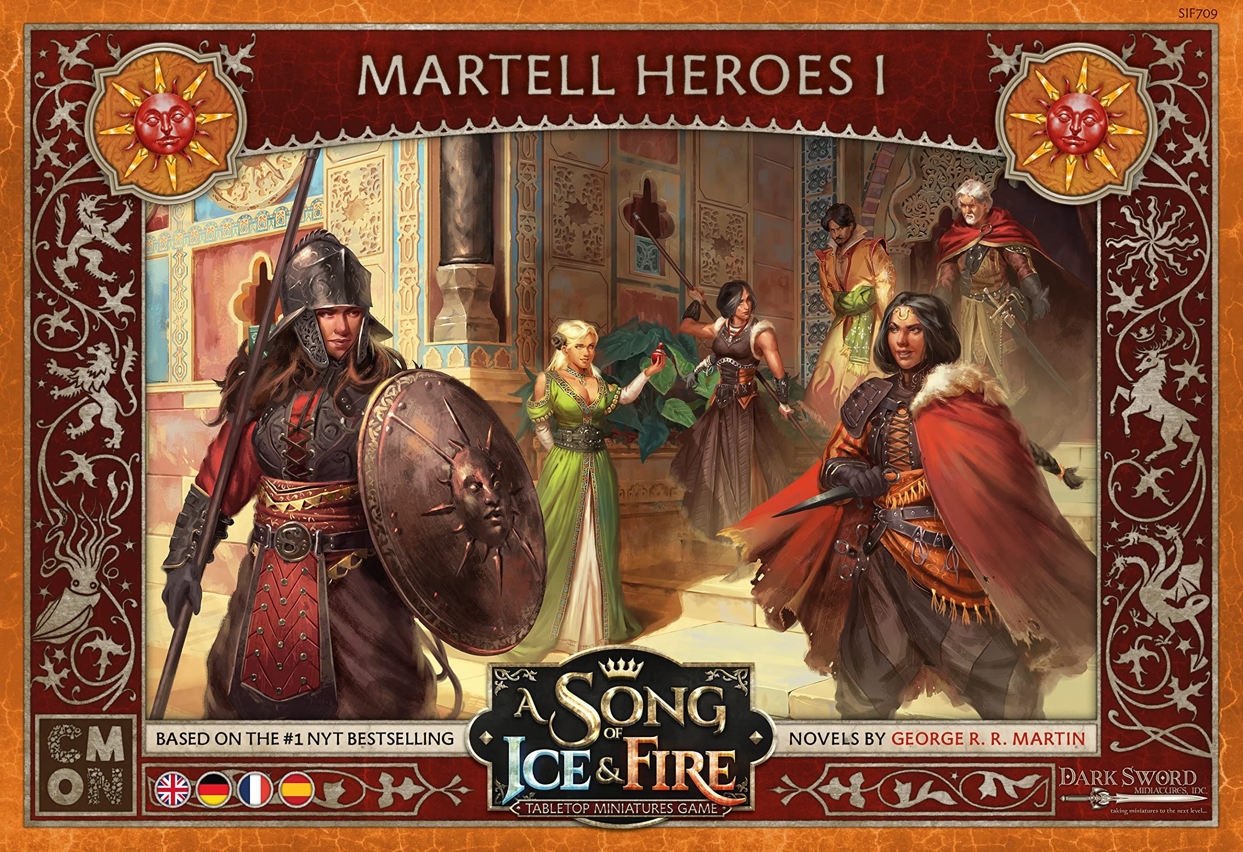 A Song Of Ice & Fire Uitbreiding: Martell Heroes 1 (Bordspellen), Cool Mini Or Not