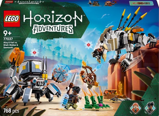 Boxart van Horizon Adventures: Aloy en Varl vs. Shell-Walker en Sawtooth (77037) (Classic), Horizon Adventures