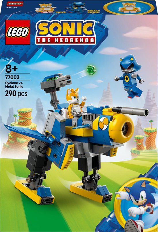 Boxart van Cyclone vs. Metal Sonic (Sonic the Hedgehog) (77002) (SonicTheHedgehog), Sonic the Hedgehog