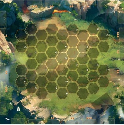 Dragon Eclipse: Untamed Arena Playmat (Bordspellen), Awaken Realms