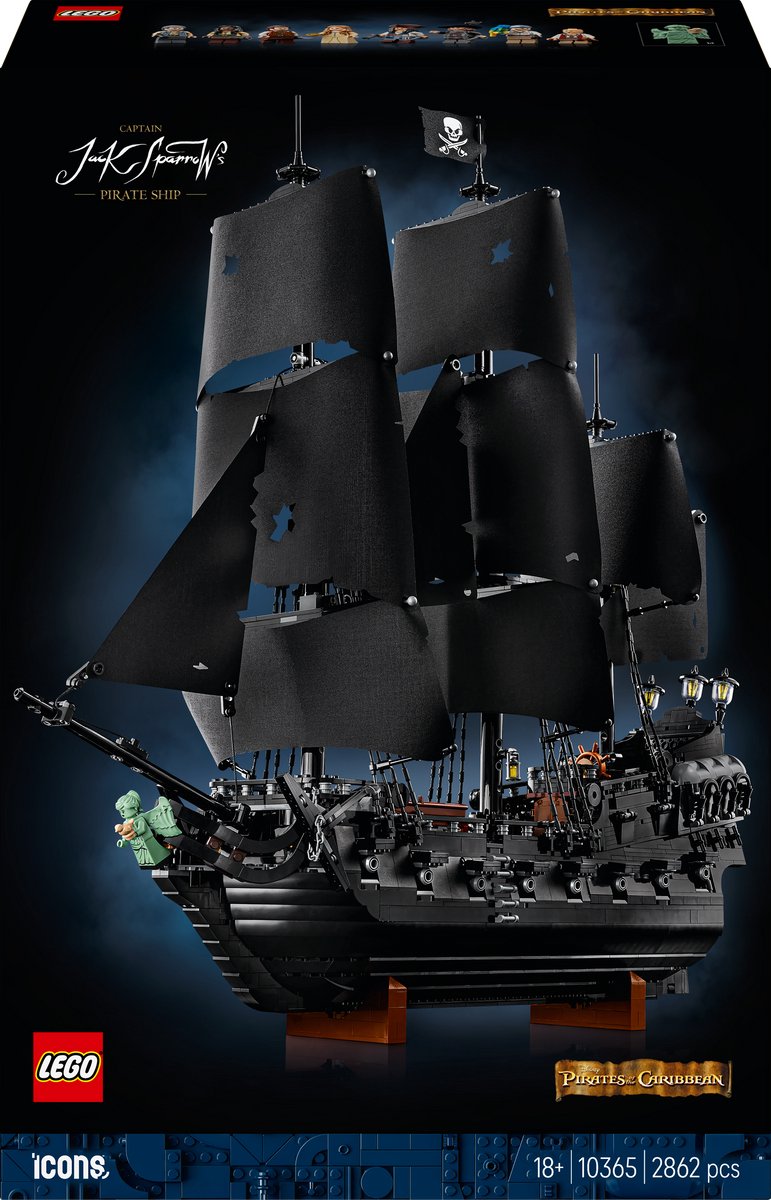 Boxart van Het piratenschip van kapitein Jack Sparrow (Icons) (10365) (Ideas), Icons