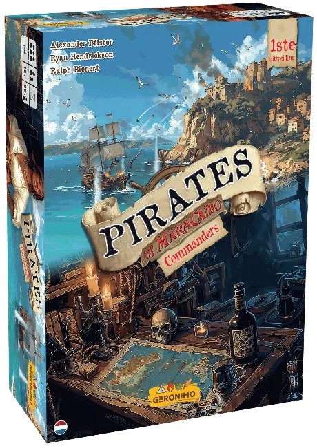 Pirates of Maracaibo Uitbreiding: Commanders (NL) (Bordspellen), Geronimo Games Pirates of Maracaibo Uitbreiding: Commanders (NL) (Bordspellen), Geronimo Games