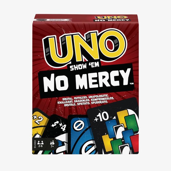 Uno: Show Em No Mercy (Bordspellen), Mattel Uno: Show Em No Mercy (Bordspellen), Mattel