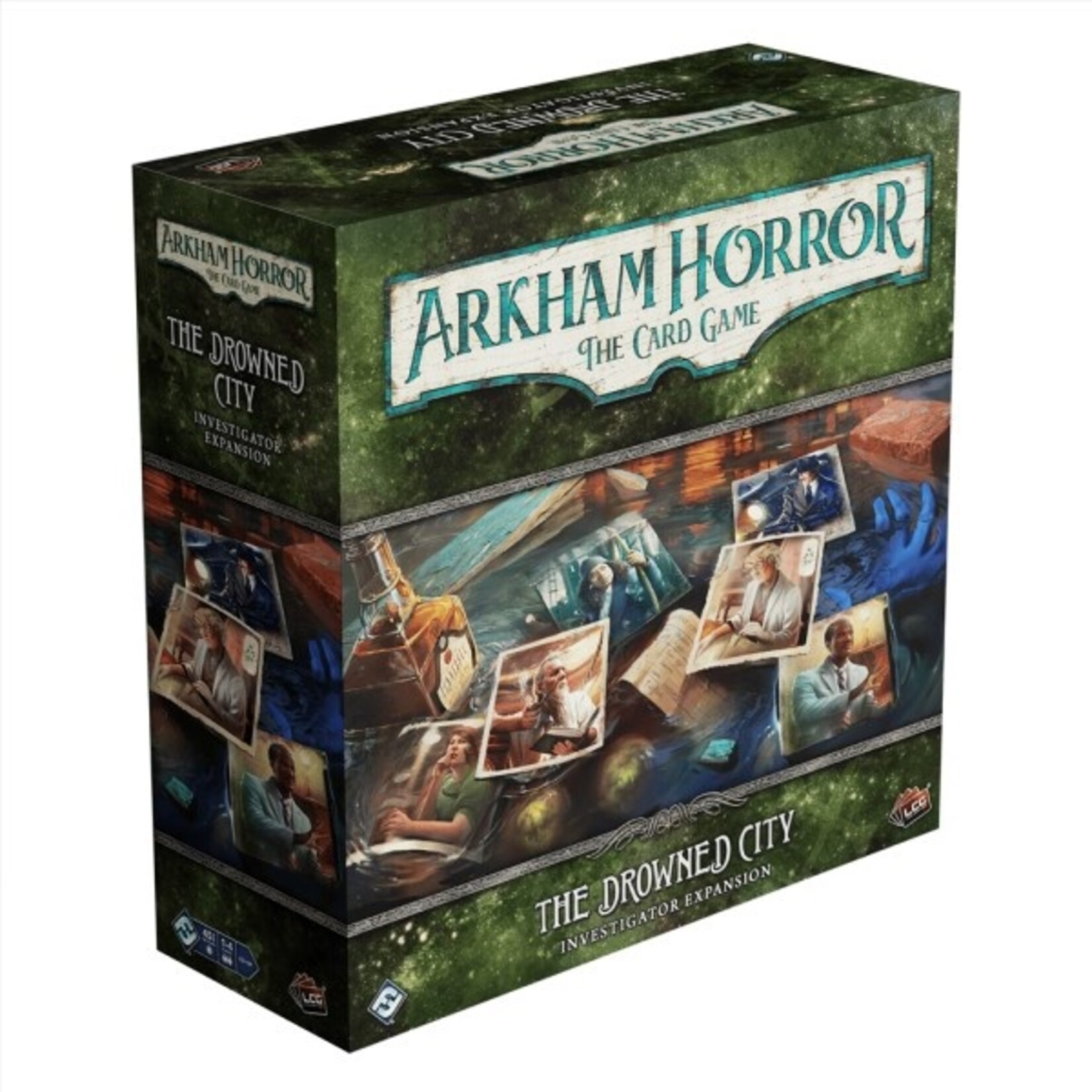 Arkham Horror TCG Uitbreiding: The Drowned City - Investigator Expansion (Bordspellen), Fantasy Flight Games
