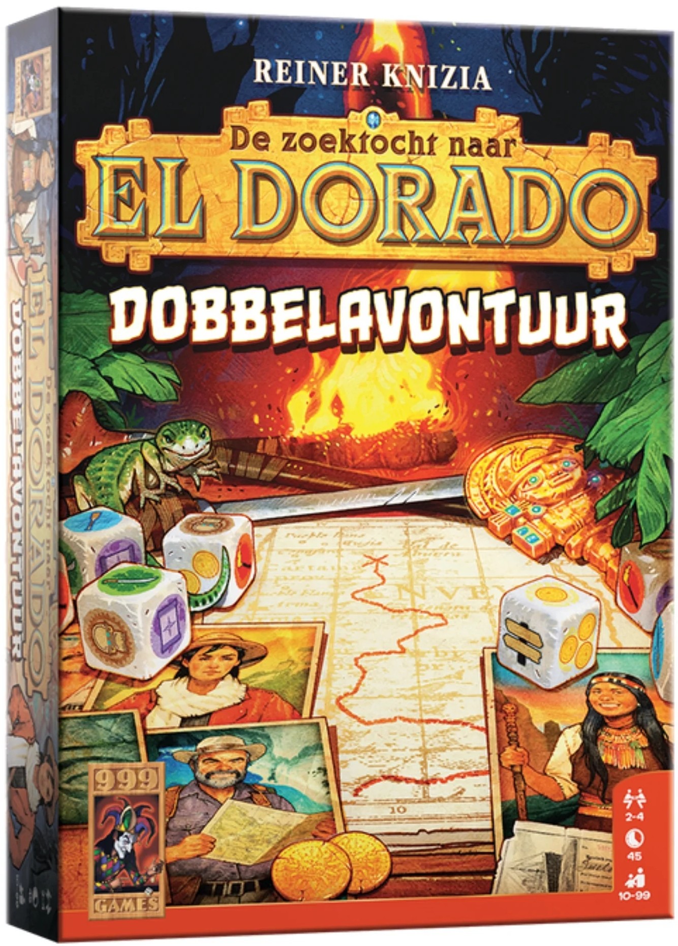 De Zoektocht naar El Dorado: Dobbelavontuur (Bordspellen), 999 Games