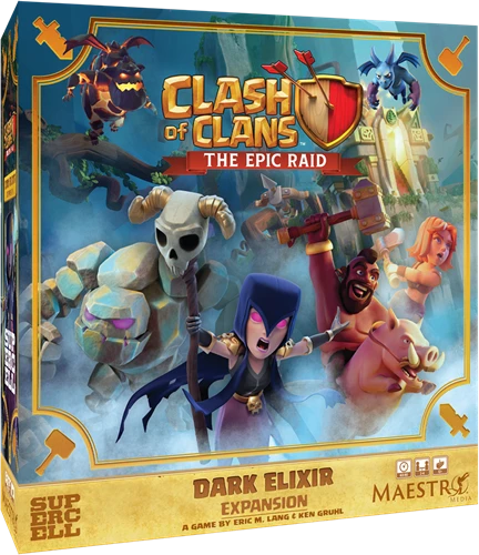 Clash of Clans: The Epic Raid Uitbreiding: Dark Elixir (Bordspellen), Maestro Media