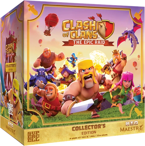 Clash of Clans: The Epic Raid - Collector's Edition (Bordspellen), Maestro Media Clash of Clans: The Epic Raid - Collector's Edition (Bordspellen), Maestro Media