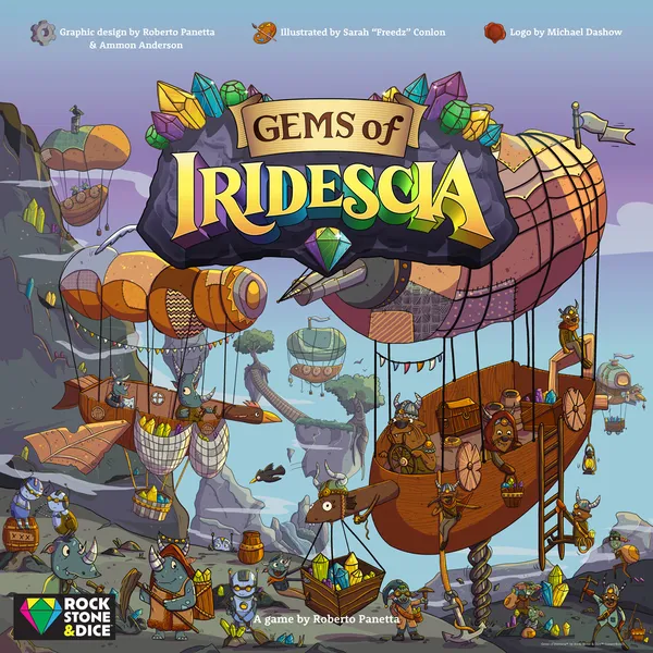 Gems of Iridescia (Bordspellen), Rock, Stone & Dice Games