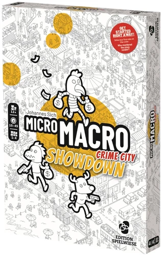 MicroMacro Crime City 4: Showdown (ENG) (2026) (Bordspellen), Edition Spielweise