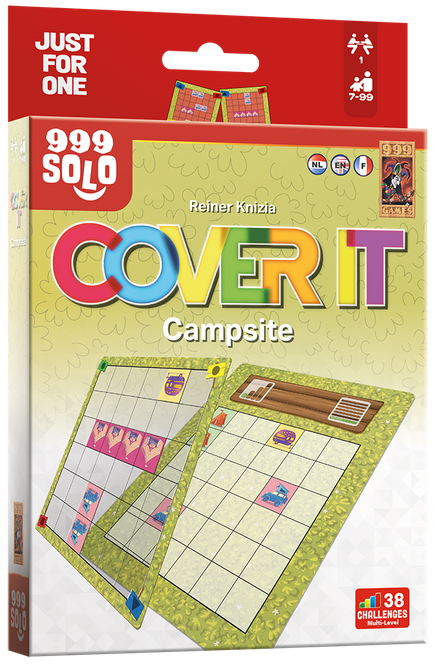 Cover It: Campsite (Bordspellen), 999 Games Cover It: Campsite (Bordspellen), 999 Games
