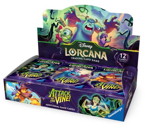Disney Lorcana: Attack Of The Vine! Boosterbox (Bordspellen), Ravensburger Disney Lorcana: Attack Of The Vine! Boosterbox (Bordspellen), Ravensburger