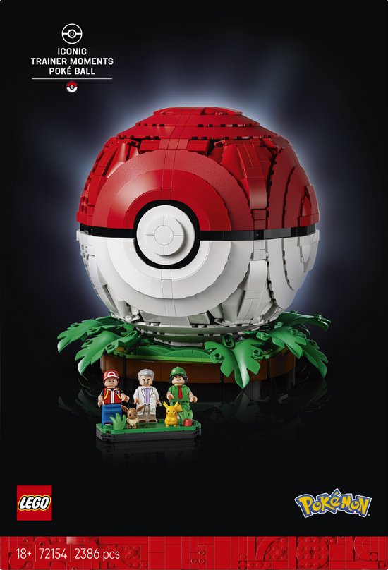 Boxart van Pokéball met Trainer Scènes (Pokemon) (72154) (Ideas), Pokemon