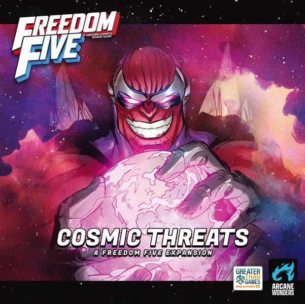 Freedom Five Uitbreiding: Cosmic Threats (Bordspellen), Arcane Wonders Freedom Five Uitbreiding: Cosmic Threats (Bordspellen), Arcane Wonders