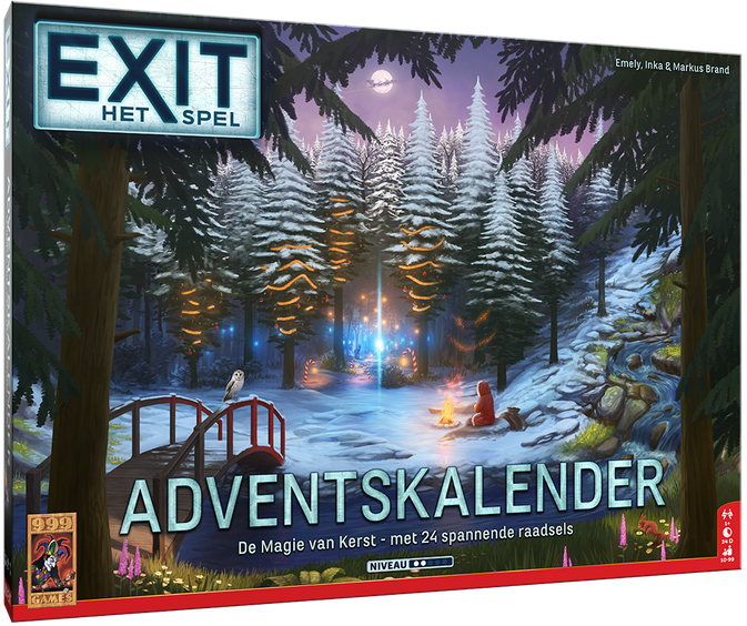 Exit Adventskalender: De Magie van Kerst (Bordspellen), 999 Games
