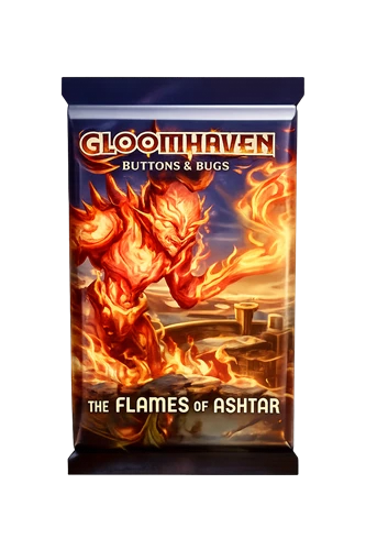 Gloomhaven: Buttons and Bugs Uitbreiding: Flames of Ashtar (Bordspellen), Cephalofair Games Gloomhaven: Buttons and Bugs Uitbreiding: Flames of Ashtar (Bordspellen), Cephalofair Games