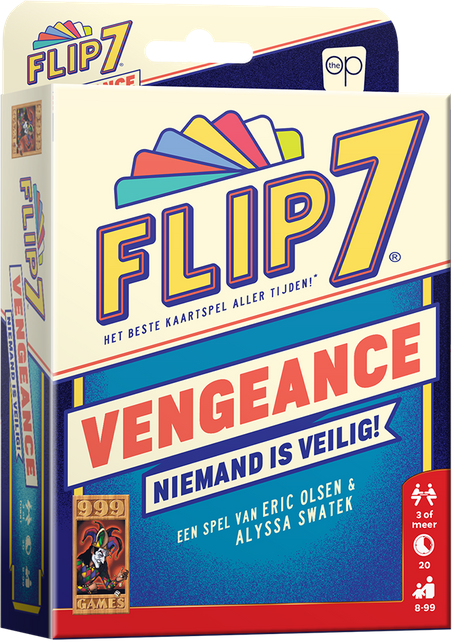 Flip 7: Vengeance (Bordspellen), 999 Games Flip 7: Vengeance (Bordspellen), 999 Games