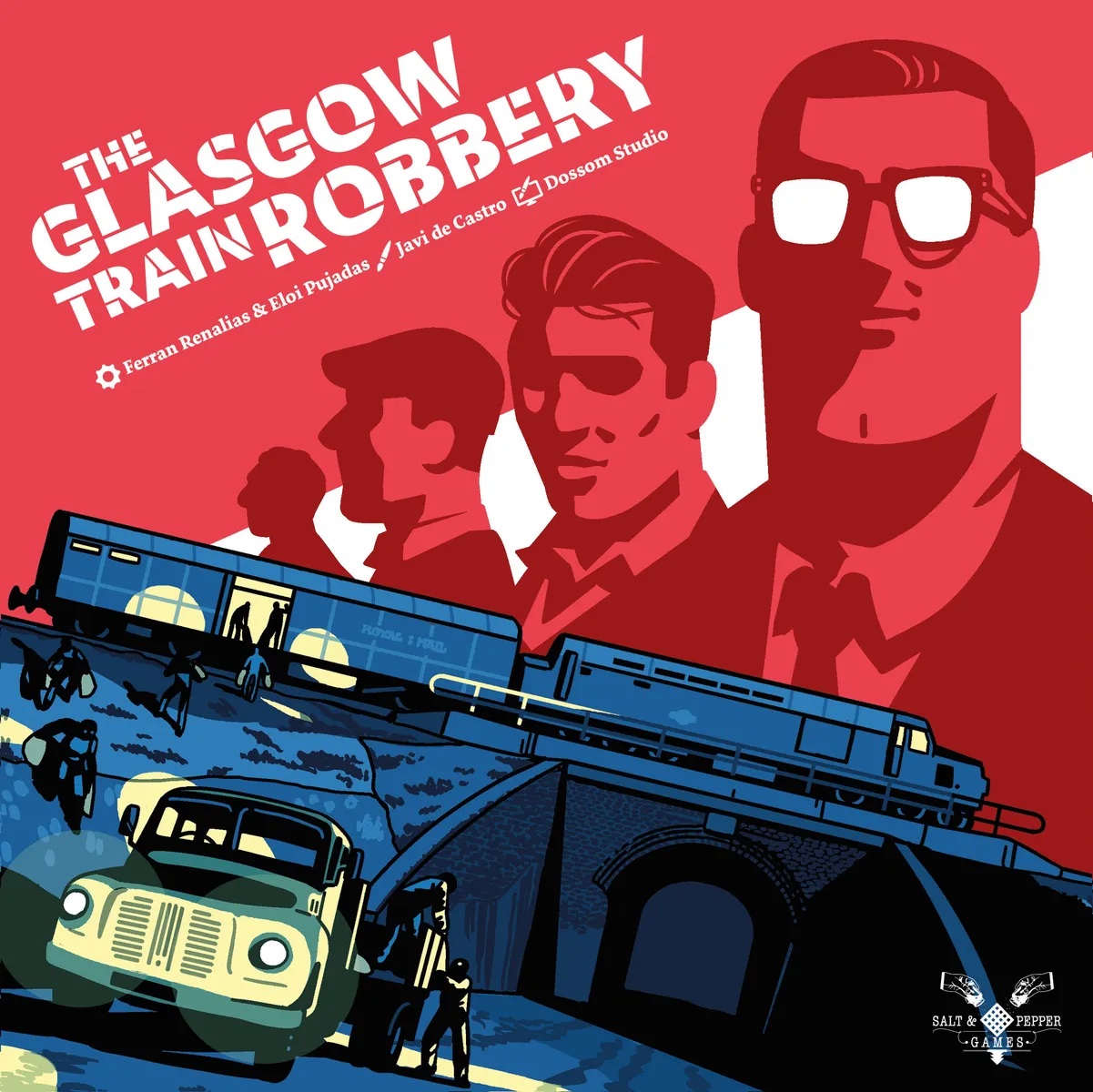 The Glasgow Train Robbery (Bordspellen), Salt & Pepper Games The Glasgow Train Robbery (Bordspellen), Salt & Pepper Games