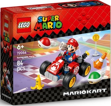 Boxart van Lego Racen met Mario (Mario Kart) (72054) (SuperMario), Mario Kart Boxart van Racen met Mario (Mario Kart) (72054) (SuperMario), Mario Kart