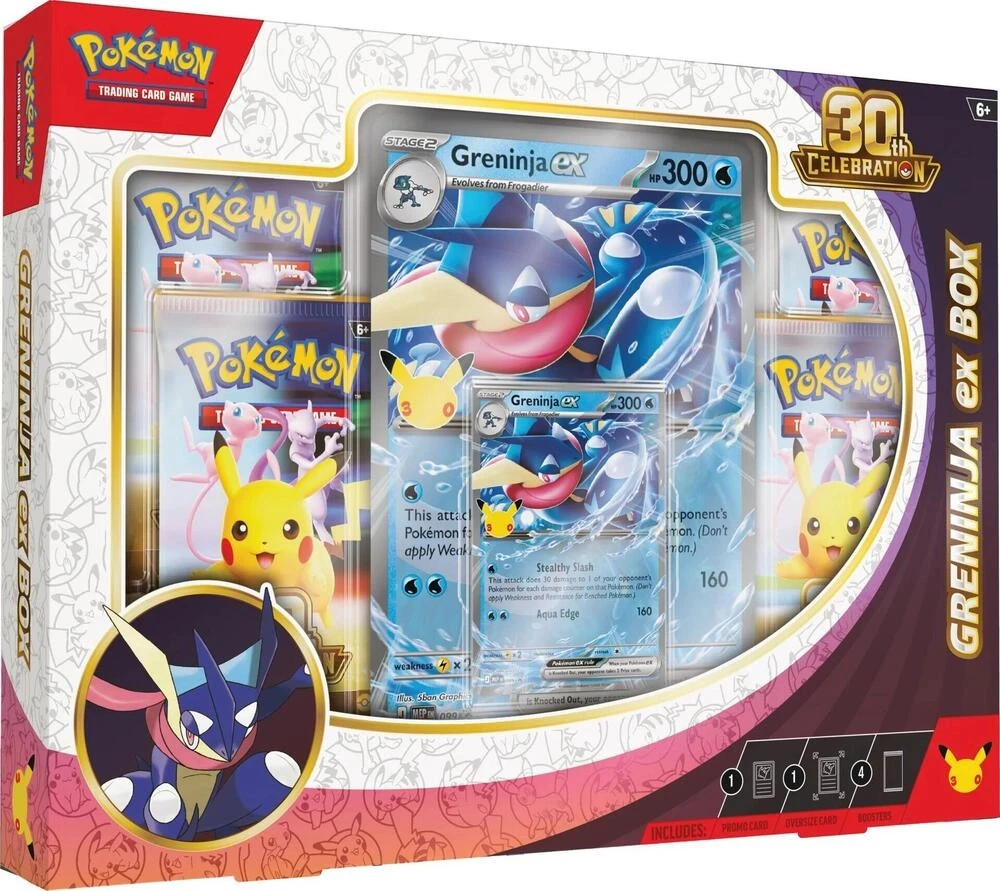 Pokemon TCG 30th Anniversary EX Box - Greninja EX (Pokemon), The Pokemon Company Pokemon TCG 30th Anniversary EX Box - Greninja EX (Pokemon), The Pokemon Company